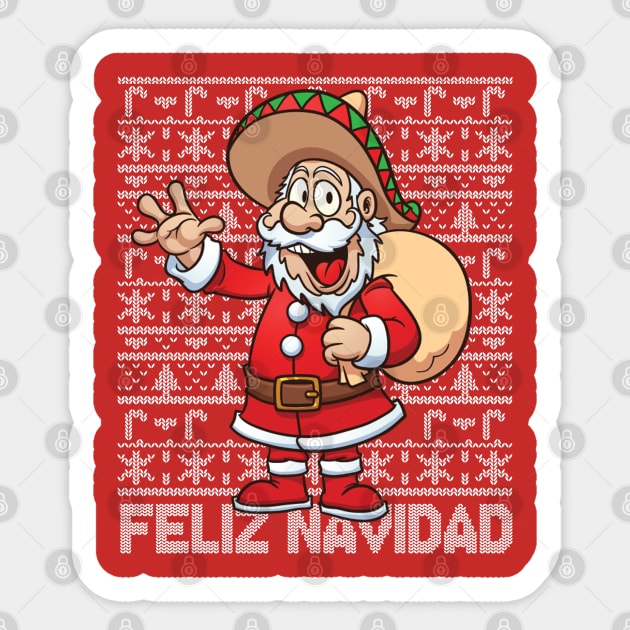 Feliz navidad ugly sale christmas sweater